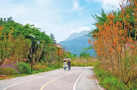 大足龙水湖：山水相伴骑行乐